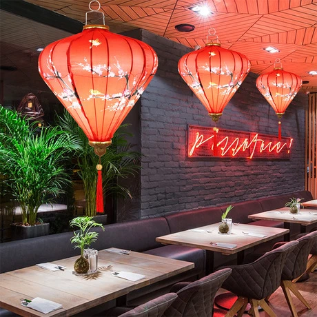 フェスティバルランタンパーティー用品ベトナムランタン Led Lampion 結婚式 Linternas Lanterne 中秋絹の提灯アバト Jour ホット Lanterns Aliexpress