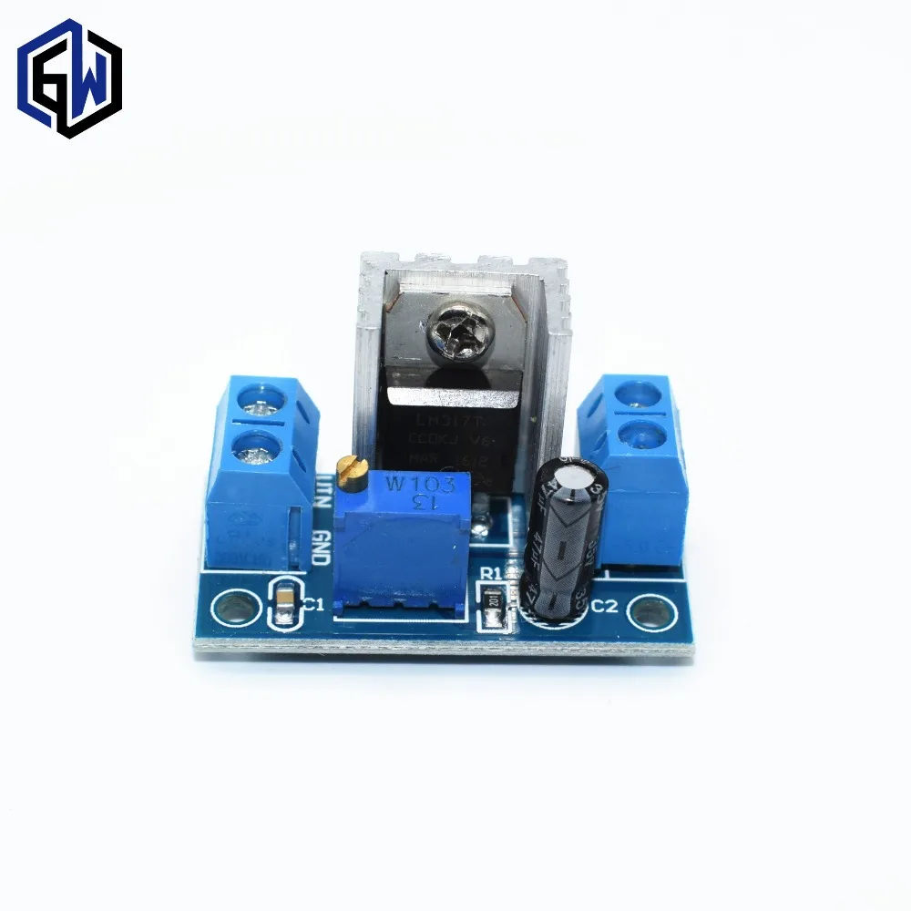 

LM317 LM317T DC-DC step-down DC converter circuit board power supply module