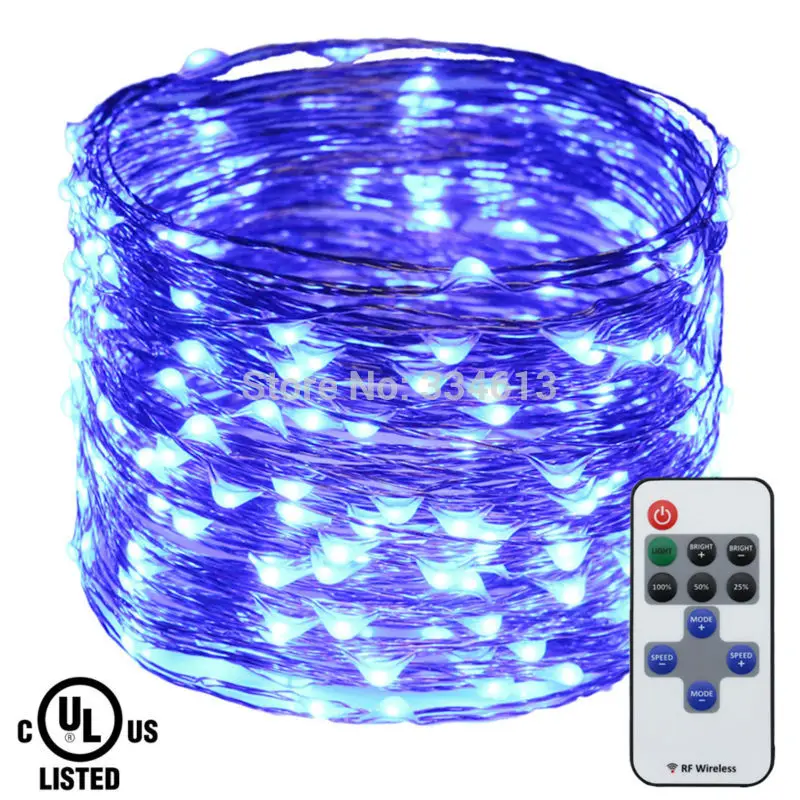 

Rui chen 30M 300Led String Fairy Wedding Light Lamp for Xmas Party Christmas Decoration with Remote+UL CE Adapter (color choose)