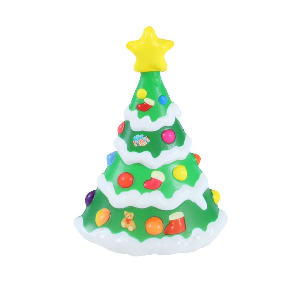 Детские игрушки мягкое каваи Рождественская елка игрушка медленно поднимающийся крем Ароматизированная игрушка для снятия стресса сжимаемая целебная забавная игрушка 25-30