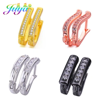 

DIY Fashion Hoop Earrings Tassel Pearls Dangle Earrings Making Material Gold/Silver Earrings Fastener Clasp Hooks Accessories