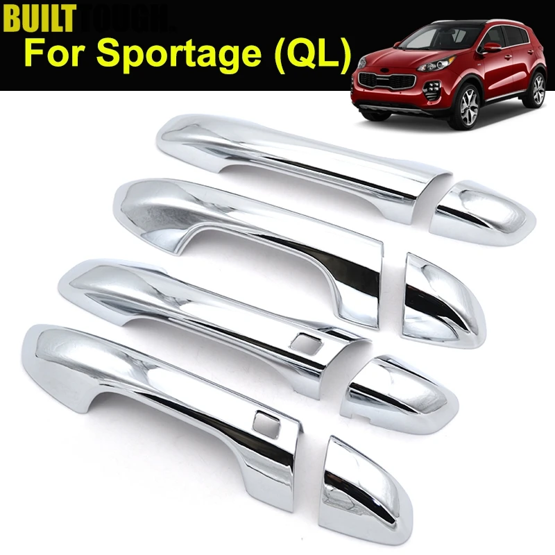Auto Parts & Accessories Chrome Side Door Handle Smart Key Hole Cover