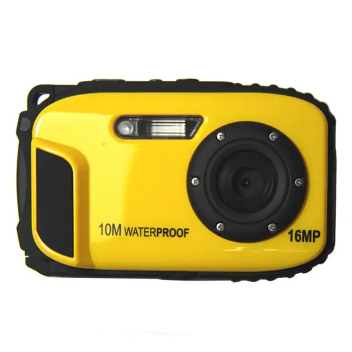 Горячая 2,7 дюймов ЖК-дисплей Противоударная Камера s 16MP цифровой Камера подводный 10 м Водонепроницаемый Камера+ 8 T зум Видео Camcorde