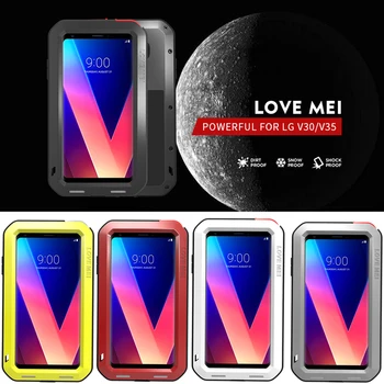

Waterproof Cover for LG V30 V30 Plus V35 ThinQ V30S ThinQ Case Aluminum Metal Shockproof Case For LG V35 V30+ Heavy Duty Cover