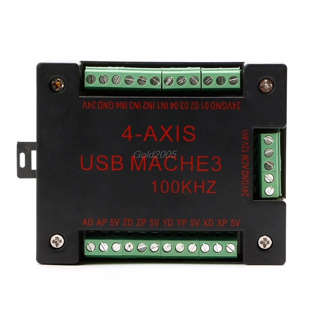 CNC USB MACH3 100 кГц секционная плата 4 оси интерфейс драйвер контроллер движения июня и Прямая поставка