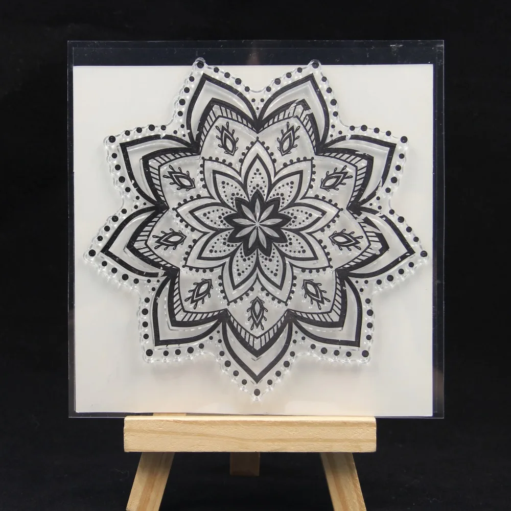 

ZFPARTY Flower Transparent Clear Silicone Stamp/Seal for DIY scrapbooking/photo album Decorative card making