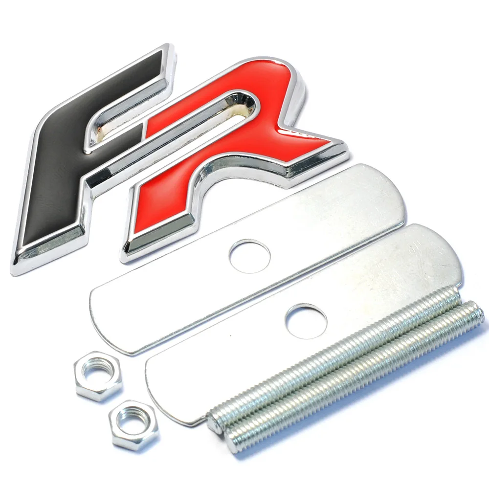 

Metal 3D FR Letter Car Sticker Emblem Badge for SEAT Leon FR Cupra Ibiza Altea Exeo Formula SC Racing Accessories Car Styling