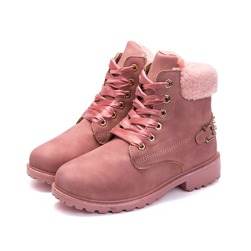 

2018 new autumn and winter cotton Martin boots women's warm casual shoes.