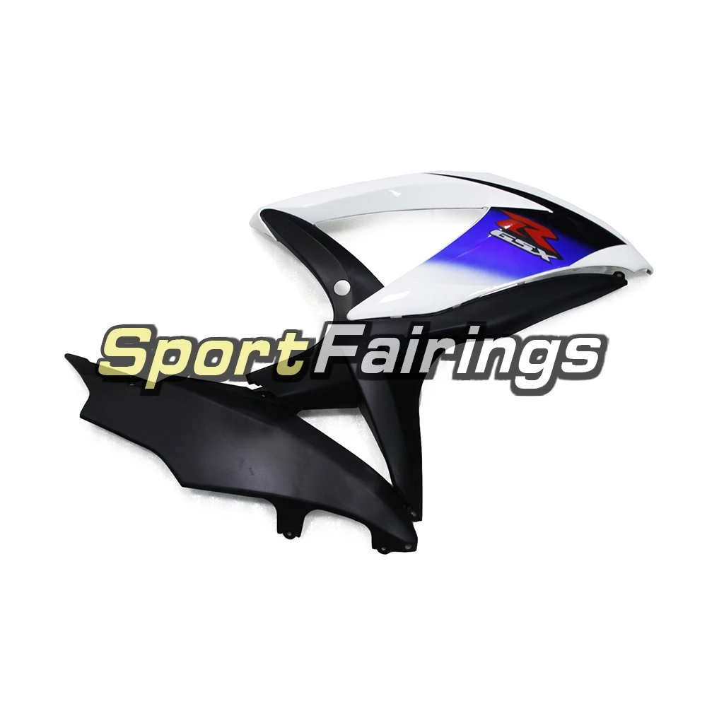 Мотоцикл комплект обтекателей для Suzuki GSXR600-750 08-10 K8 2008 2009 2010 впрыскивание, АБС-пластик полный обтекатель белый жемчуг черный матовый