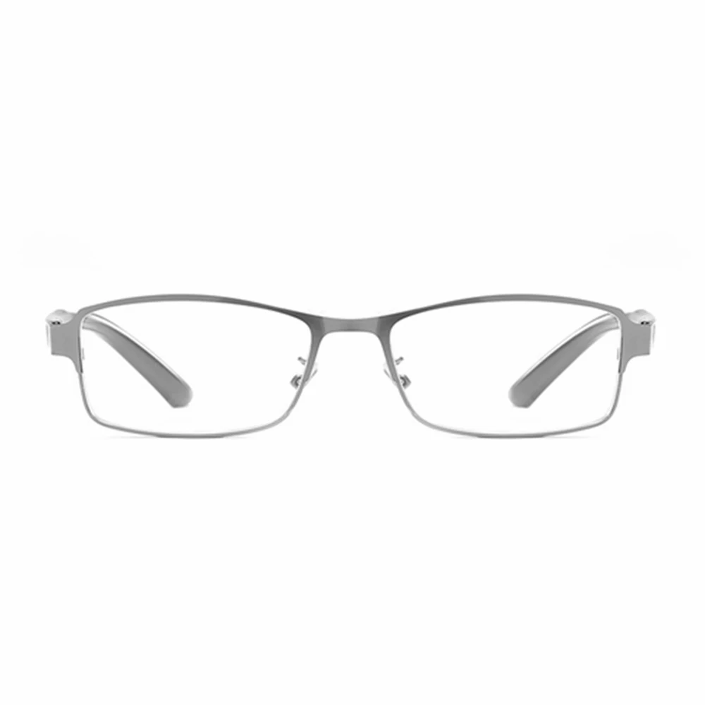 Сплав полностью оправы для очков для чтения мужчин Gafas De Lectura Рецептурные очки+ 1,00/+ 1,50/+ 2,00/+ 2,50/+ 3,00/+ 3,50/+ 4,00 077CJ - Цвет оправы: NO.2-Gun color