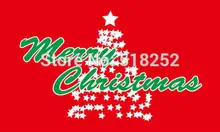 MERRY CHRISTMAS TREE Flag 3×5 FT 150X90CM Banner 100D Polyester flag brass grommets 085, free shipping