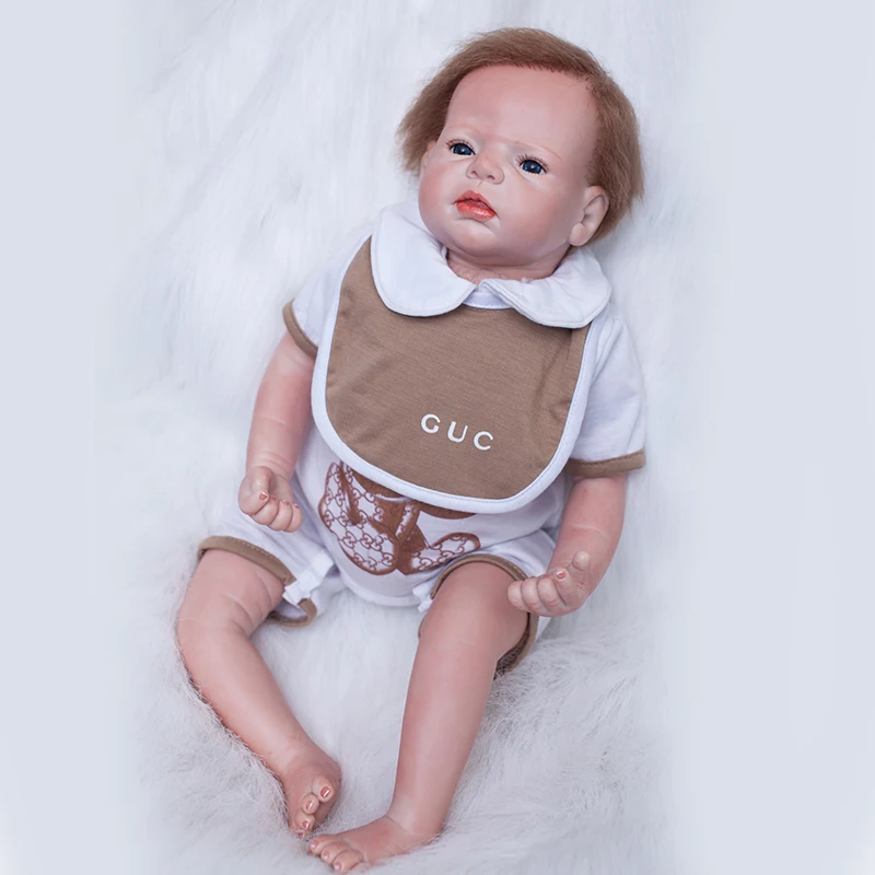 

Lifelike Bebe Reborn Soft Silicone Baby Reborn Bebe Reborn Baby Simulator Dolls For Girls Toys YDK-72R3 Educantional Toy for Kid