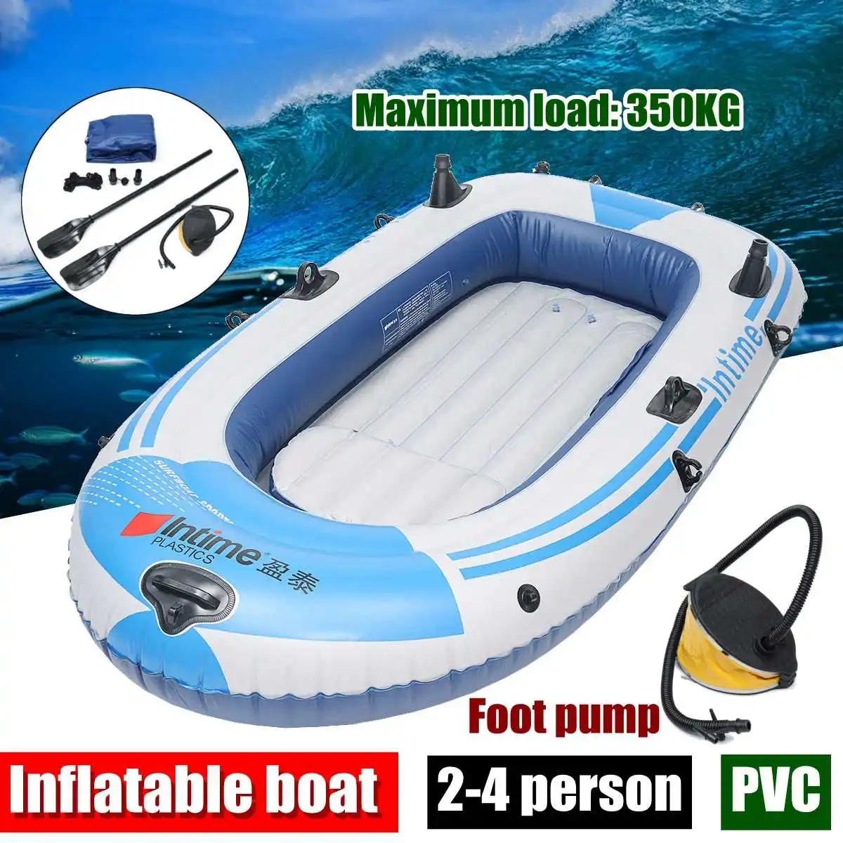 فيشمان الرياضة قارب صيد قابل للنفخ طوف PVC الزورق زورق العطاء 2/3/4 شخص قارب كاياك لصيد الأسماك قوارب وسادة التجديف قوارب فيشمان الرياضة قارب صيد قابل للنفخ طوف PVC الزورق زورق العطاء 2/3/4 شخص قارب كاياك لصيد الأسماك قوارب وسادة التجديف قوارب