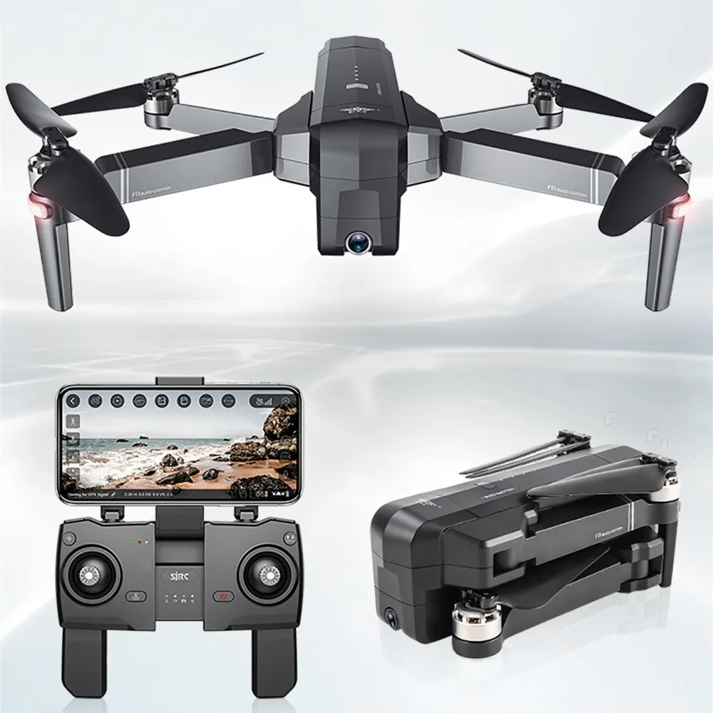 

Quadcopter SJRC F11 GPS Drones with Camera HD 1080P FPV 25mins Flight Time Selfie Foldable Brushless Quadrocopter VS SG906