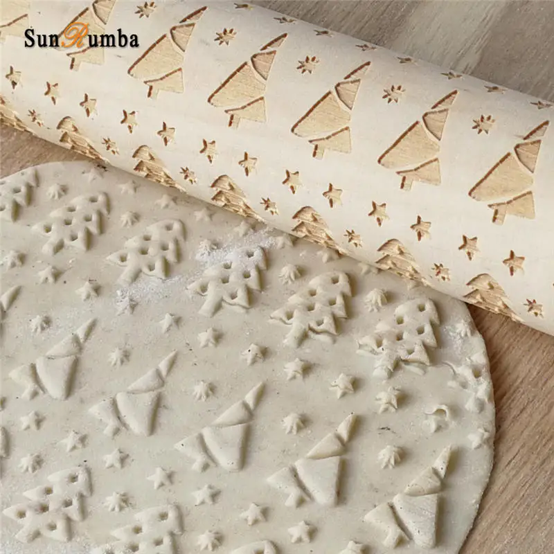 wood rolling pin MUW-249-05
