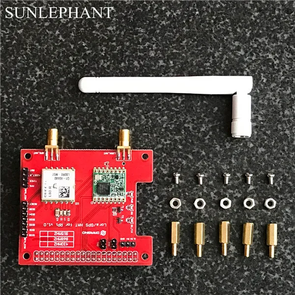 

Long distance wireless 868 Mhz Lora and GPS Expansion Board for Pi