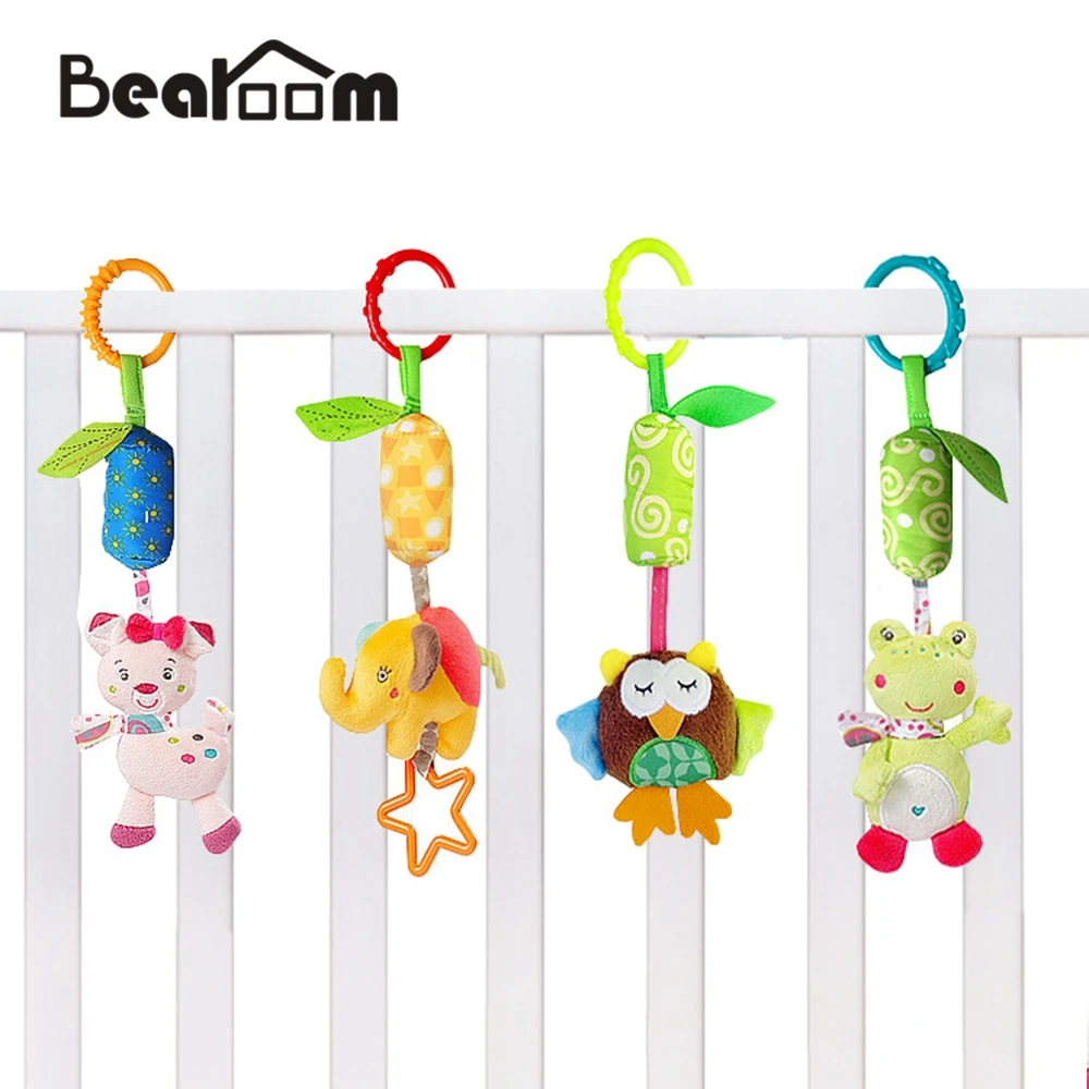 Bearoom Игрушки для малышей Погремушка мультфильм мобильные Детские коляски