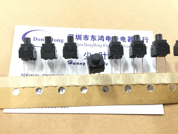 

20PCS/LOT , B3WN-6005 waterproof dustproof 8*8*13 touch button switch, two feet