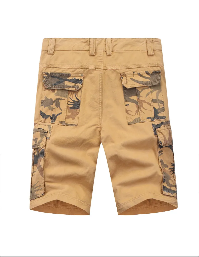 Multi-pocket Shorts Men Floral Cargo Shorts Cool Summer Hot Sale Cotton Fashion Men Shorts Male Pants Brand Clothing Plus Size 15