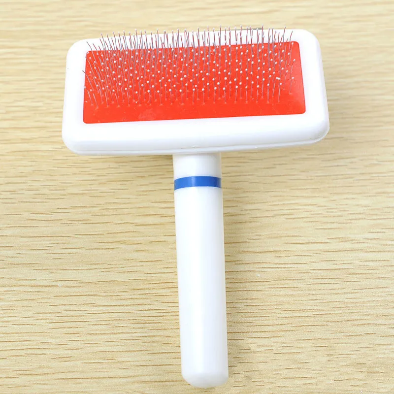

Needle Comb for dog cat Hair Brush Cleaner Cleaning Remover Embedded Beauty Tools Plastic Handle Gilling Brush