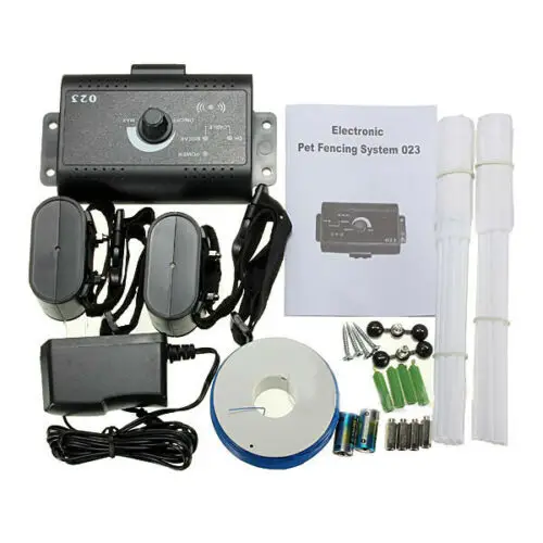 

Safe Waterproof Underground Electric Dog Fence Fencing Shock Collar System CA Pet Fences