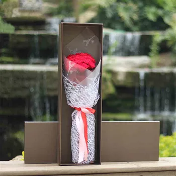 

Romantic Handmade DIY Carnation Wedding Posy Bouquets Flowers Bunch Girlfriends Valentine 's Day Birthday Gifts
