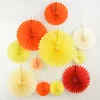 5pcs 10/15/20/25cm Paper Fan Pinwheel Round Lantern for Wedding Festival Party Hanging Flower Decor Birthday DIY Craft Supply 8z ► Photo 3/6