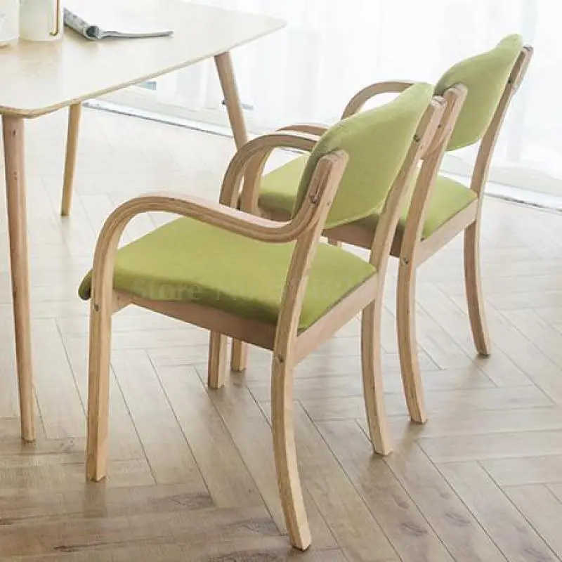 Современный простой бытовой Стёганое одеяло для ресторана стул для отдыха Скандинавская цельная древесина спинка стол и стул
