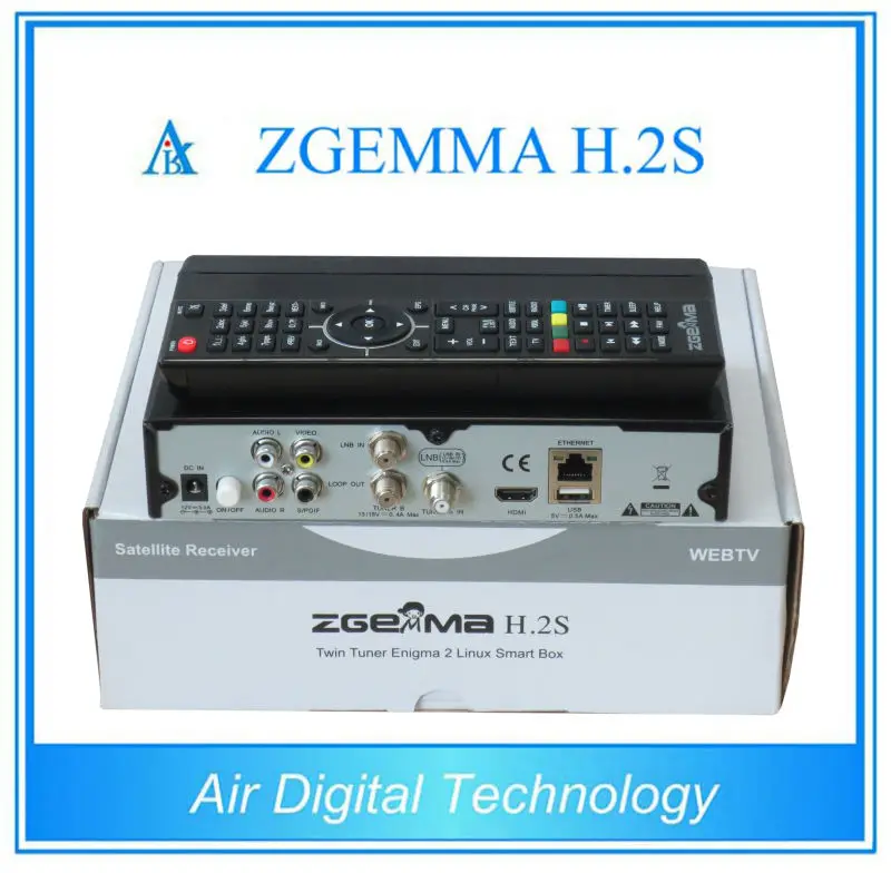 Фото ZGEMMA H.2S DVB-S/S2 двойной тюнер enigma2 Linux OS, самая быстрая работа, спутниковый ТВ-приемник, поддержка мирового ТВ-приемника №3