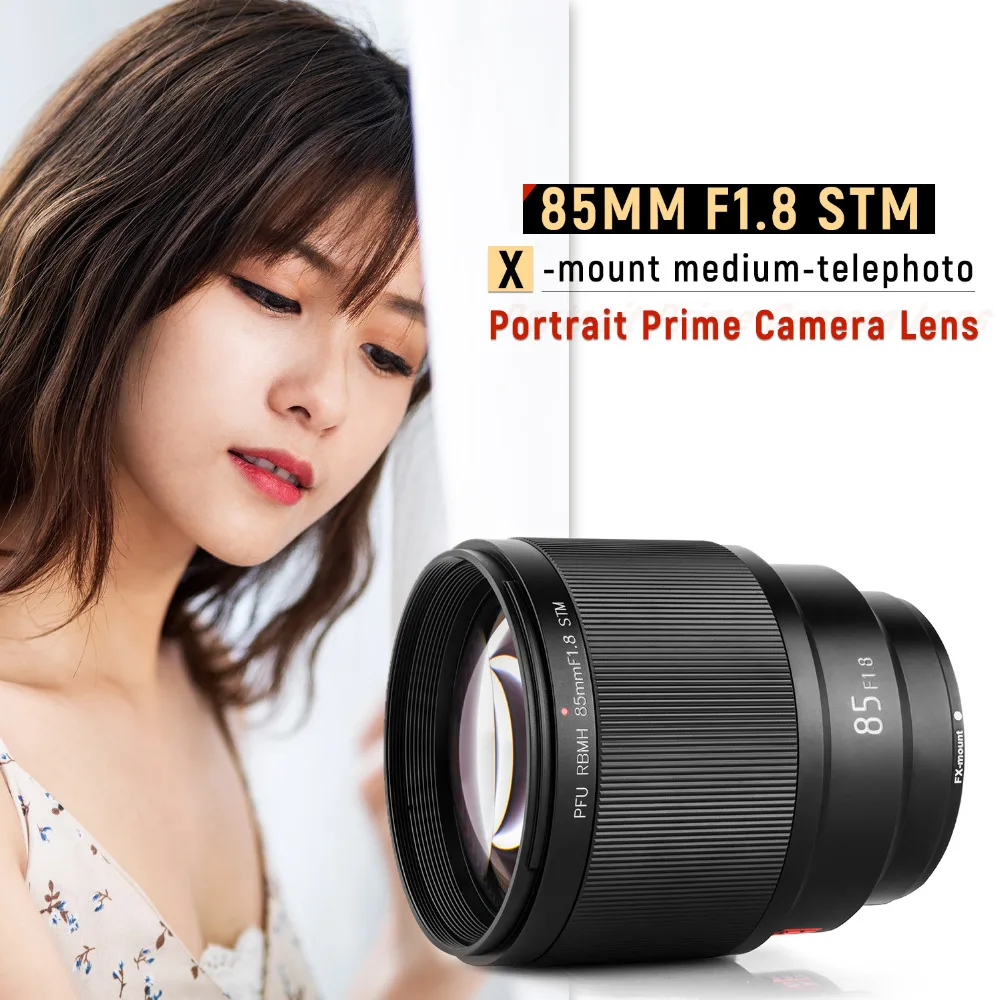 VILTROX 85mm f/1,8 STM автофокусом объектив с фиксированным фокусным расстоянием F1.8 объектив для Камера Fujifilm X-mount X-T3 X-H1 X20 X-T30 X-T20 X-T100 X-Pro2