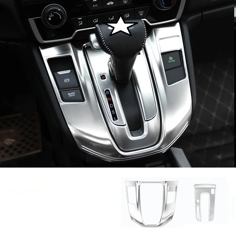 

Control System Gear Air Conditioner Automobile Auto Chromium Upgraded Car Styling Parts Protecter 17 18 19 FOR Honda CRV