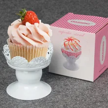 2 шт Железный Свадебный креативный цветок в форме диска подставки для пирога, мини-кекс стойка для десертов стенд, отель украшение для свадебного торта