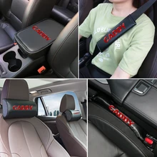 Подголовник для автомобиля, подушка для подлокотника, полный набор аксессуаров для Volkswagen CADDY POLO GOLF Scirocco Tiguan, автостайлинг