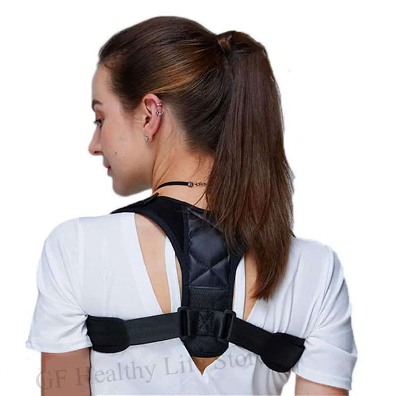 

Posture Corrector Brace Support Belt Adjustable Support Back Bone Corrector Maintien Dorsal Femme Women Men Prevents Slouching