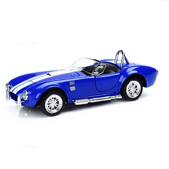 

Double horses 1:32 Alloy Diecast Metal Convertible Car Model Toy Cobra Simulated Cabriolet Pull Back Boy Cars Kids Toys gift