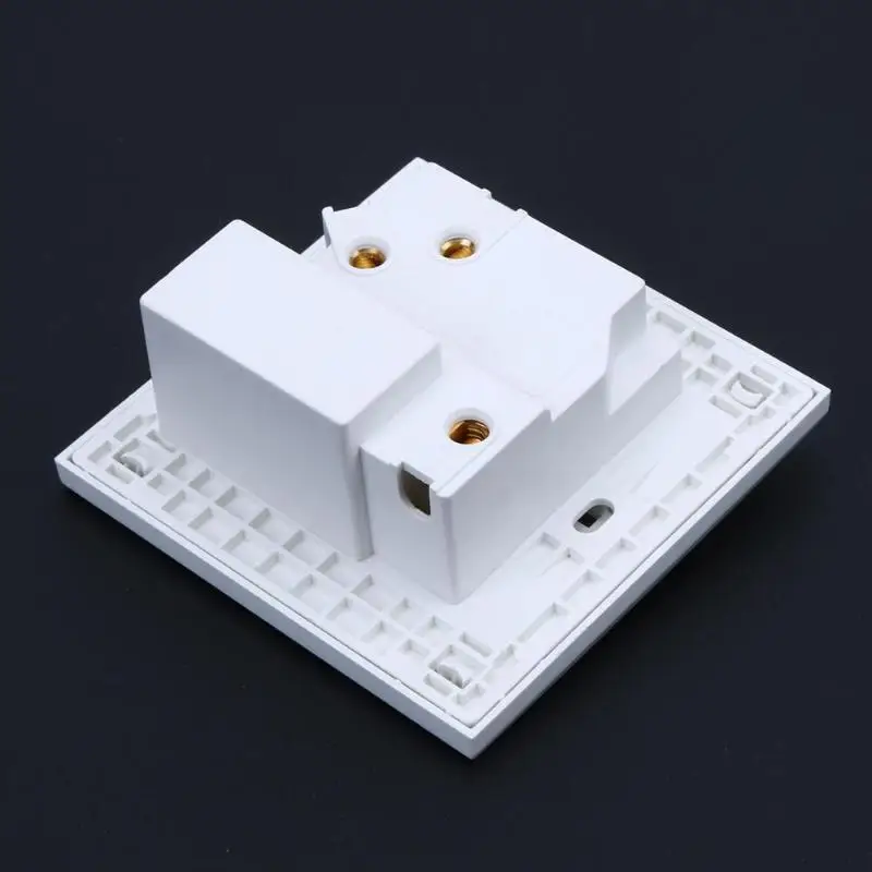 Wall Socket 5V 1000-2100mA USB Wall Household Use Switch Socket Panel Concealed Dual USB Wall Socket USB 2.0 Connection