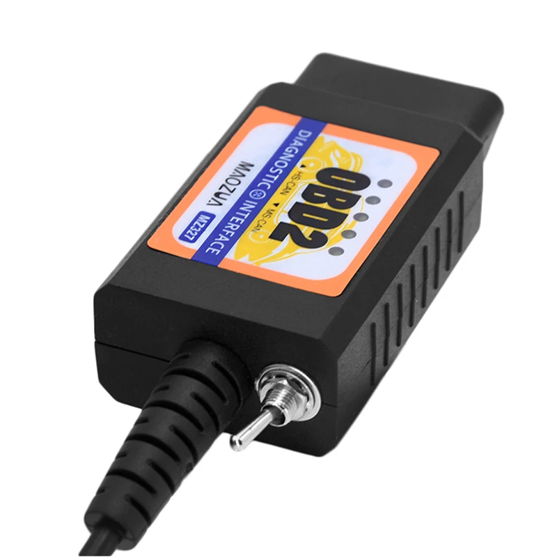 Wi-Fi OBD2 ELM327 USB переключатель OBD сканер считыватель кодов чип MZ327 тестер модифицированный открытый скрытый диагностический инструмент для Ford Forscan