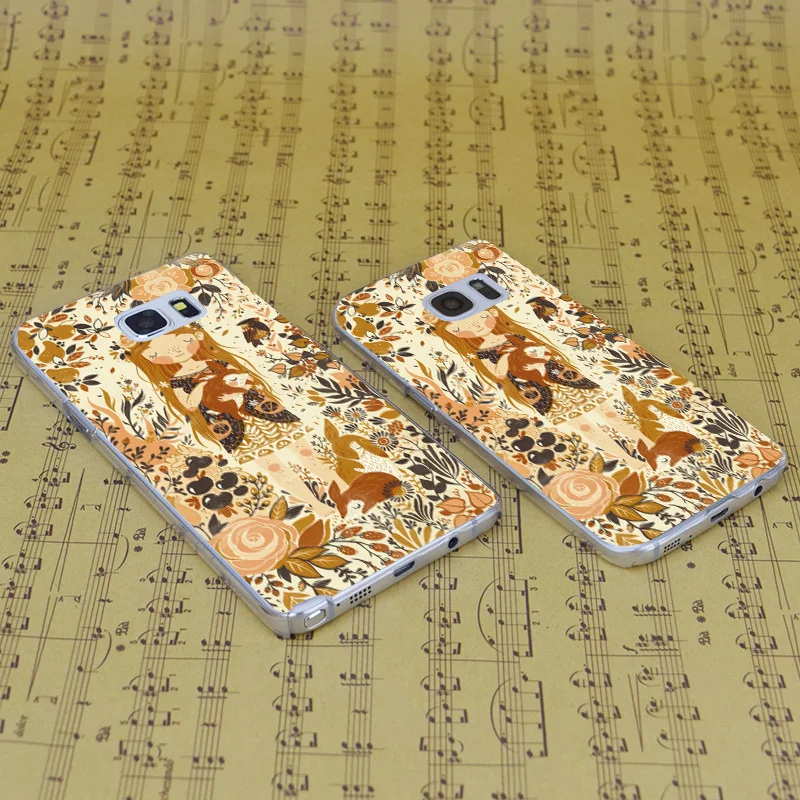B3946 Королева Пентаграммы Печатает Прозрачный Жесткий PC Case Cover For Samsung Galaxy S 3 4 5 6 7