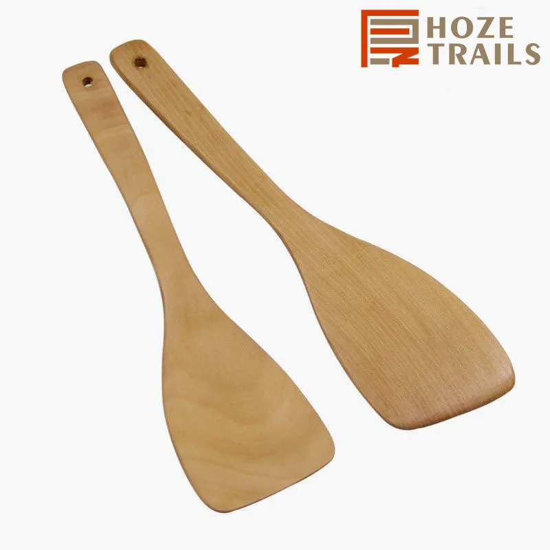 Natural Wood Cooking Shovel Solid Wooden Cooking Paddles/Scoop/Spatula