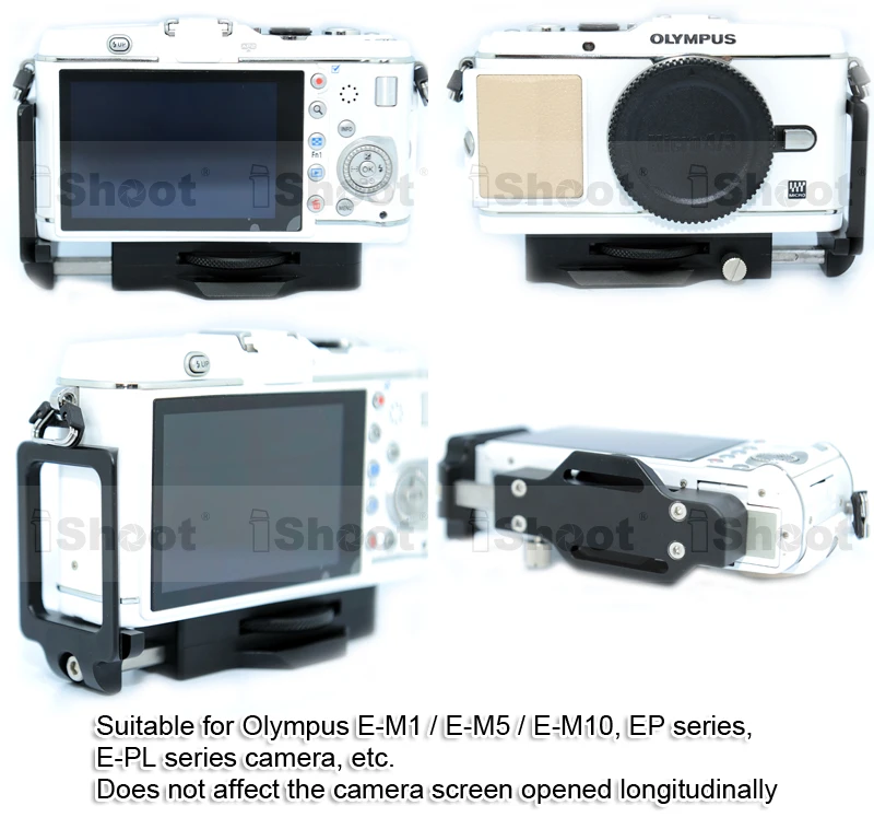 Регулируемый л Вертикальная Quick Release Plate Камера держатель кронштейн сцепление для Olympus Pen E-PL7 E-PL6 E-PL5 E-PL3 E-PL2 E-PL1 E-P5