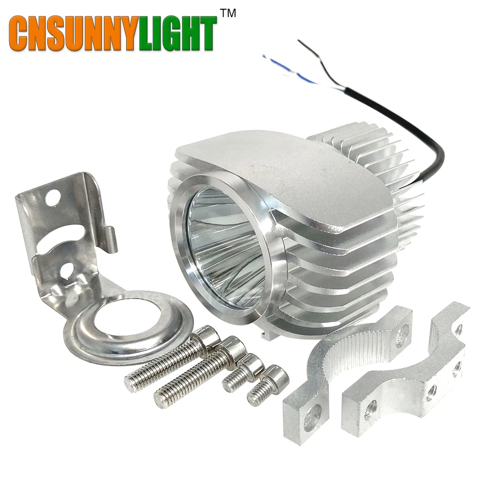Led Motorcycle Headlight 15W 1800LM Car Fog DRL Headlamp Spotlight Hunting Driving Light High Bright External/Inner Mounted Lamp