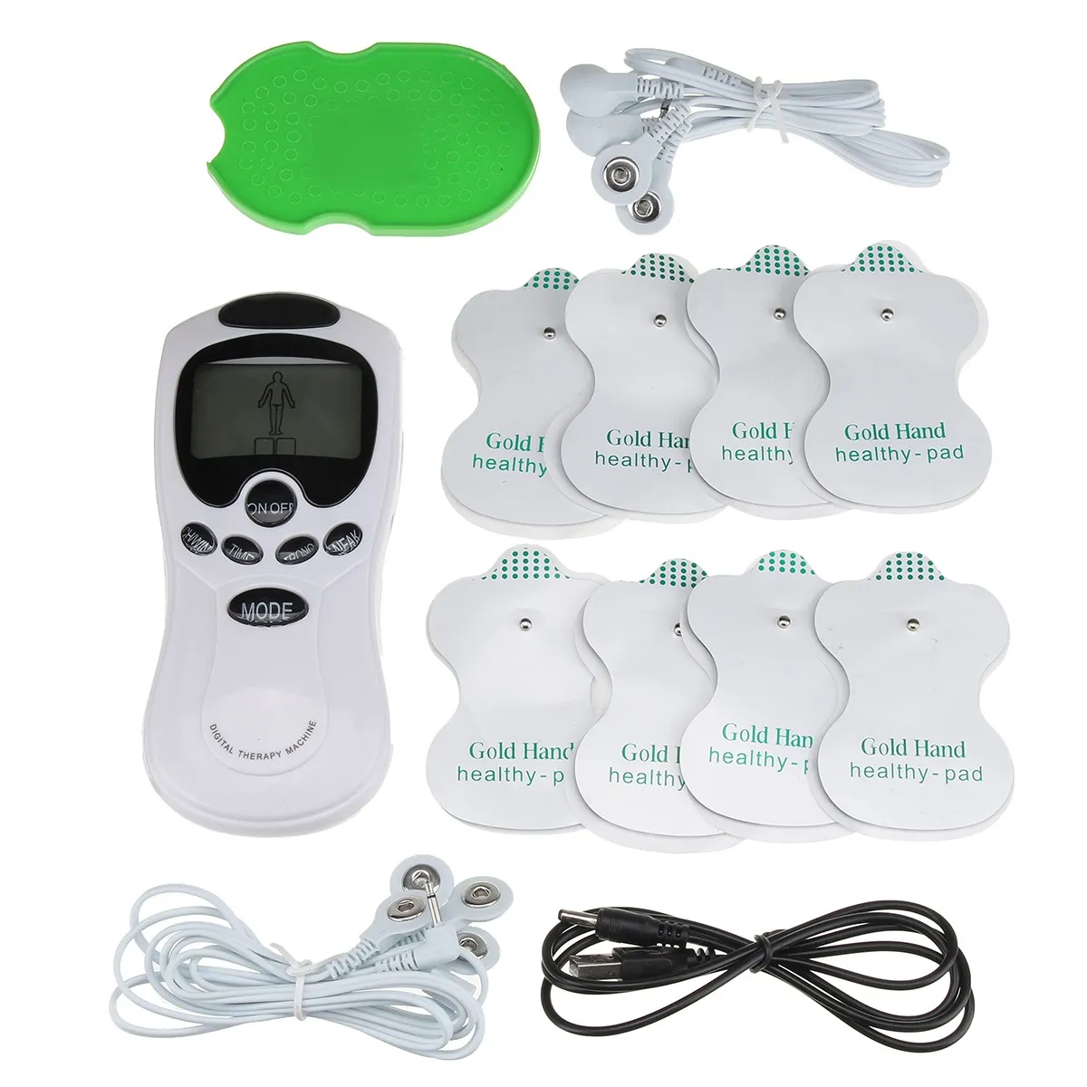 8 Electrode Health Care Tens Acupuncture Electric Therapy Massageador Machine Pulse Body