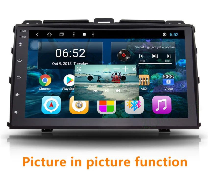 Discount 2 din 9 " Octa 8 Core Android Car multimedia DVD Player for Toyota Prado 120 for Lexus GX470 autoradio CAR GPS navigation Radio 25