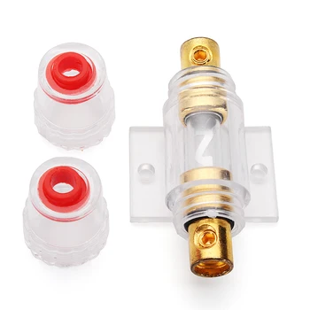 

4/8 Gauge Fuse Holder Fuse In-line Holder 80A Car Audio Part Electronics