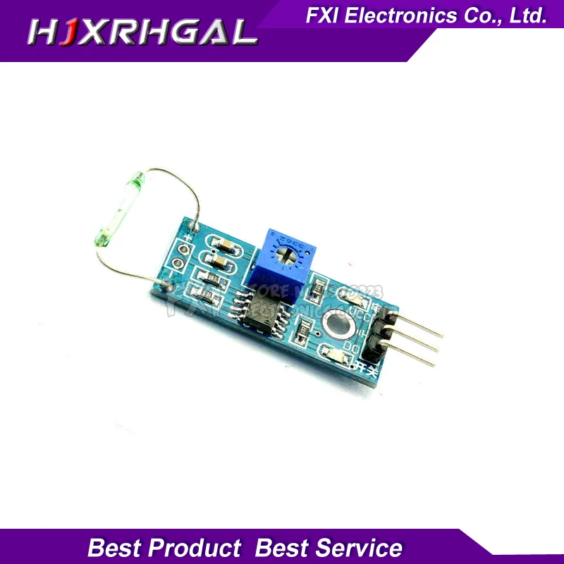 

5pcs Dry reed pipe sensor module magnetron module dry reed switch magnetic control switch new