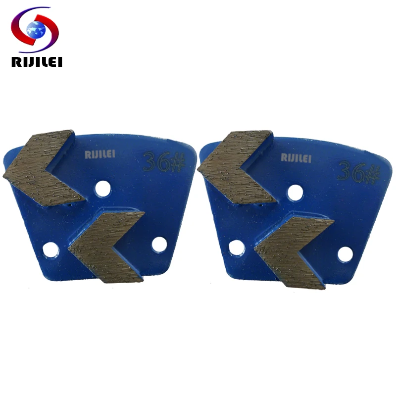 RIJILEI 12PCS/Set Trapezoid Metal Bond Diamond Grinding Disk Concrete Grinding Shoes Plates floor marble polishing plate A30B RIJILEI 12PCS/Set Trapezoid Metal Bond Diamond Grinding Disk Concrete Grinding Shoes Plates floor marble polishing plate A30B