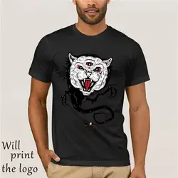 Cat-Spirits-T-shirt-Crazy-Guys-T-Shirt-Men-Hip-Hop-Red-Tops-3-Eyes-Monster