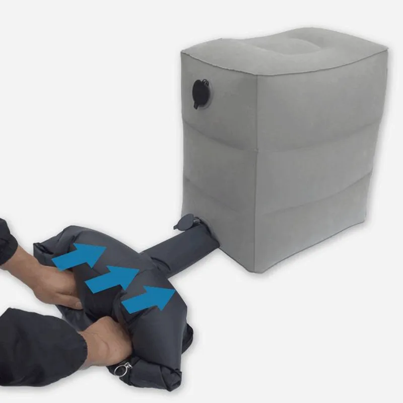 Multifunctional Inflatable Home Travel Foot Rest Pillow Cushion With Storage Bag Dust Cover Reading Airplane Train Car Sleeping (6).jpg