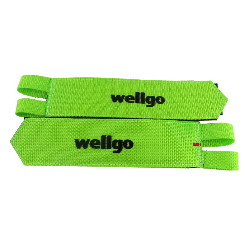 1 pair Wellgo Nylon Bicycle Pedal Straps MTB Toe Clip Strap Belt Mountain Road Bike Pedal Tape Fixed Gear Cycling pedal strap