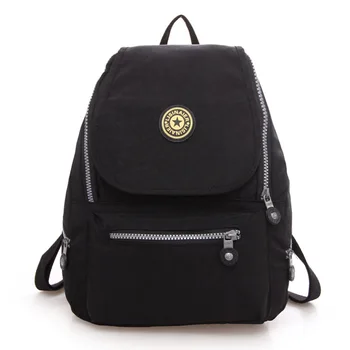 

2019 Fashion Waterproof Nylon Female Backpack Women Preppy Style School Bags For Girls Big Capacity Travel Backpack